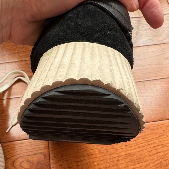 DOLCE VITA Dolen Denae sneakers Cream and black platform Size 8 - Picture 8 of 10